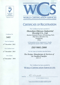 ISO9001：2000版国际质量体系认证-英文